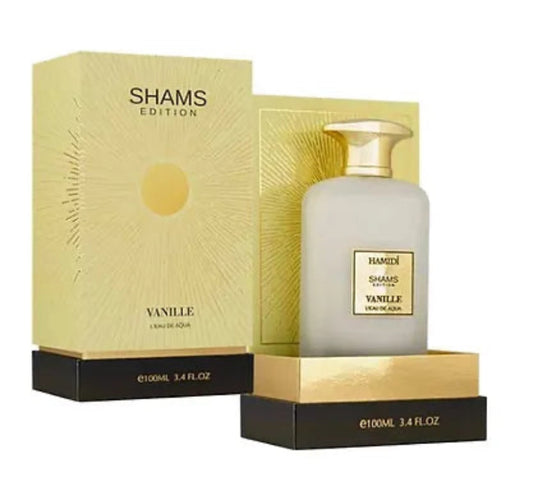 VANILLE - SHAMS EDITION - 3.4oz L’EAU DE AQUA hamidi